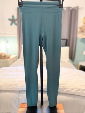 Women's Teal High-Waist Stretch Leggings
